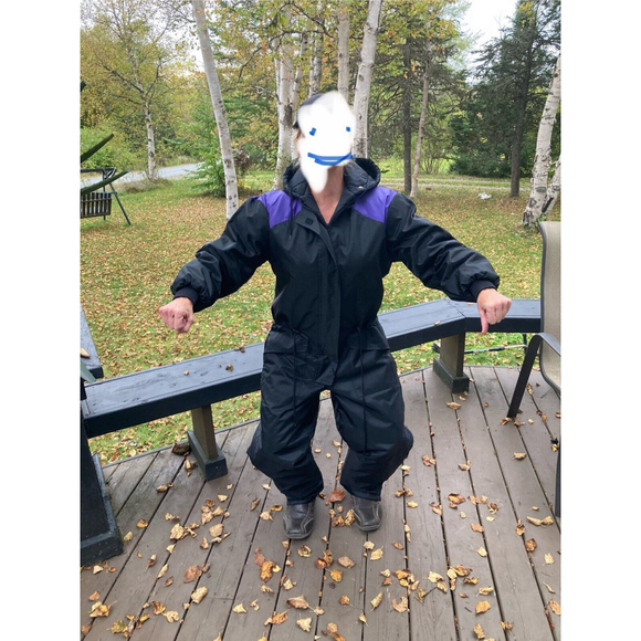 Vintage 70’s 80’s Snowmobile/Snow Suit Size M Skiing One-Piece Nikaldi Canada - Picture 10 of 16